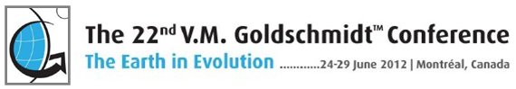 Goldschmidt'2012 -- June 24-29, 2012 in Montreal, Canada